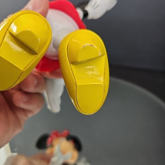 Vintage Minnie Mouse Articulated Figurine Walt Disney 8" Toy - Picture 10 of 12